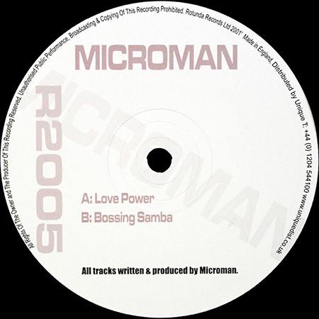 12inch Record MICROMAN - Love Power R2005 R2 Records 2001 UK Dance & Electronica Used 
12inch Record MICROMAN - Love Power R2005 R2 Records 2001 UK Dance & Electronica Used