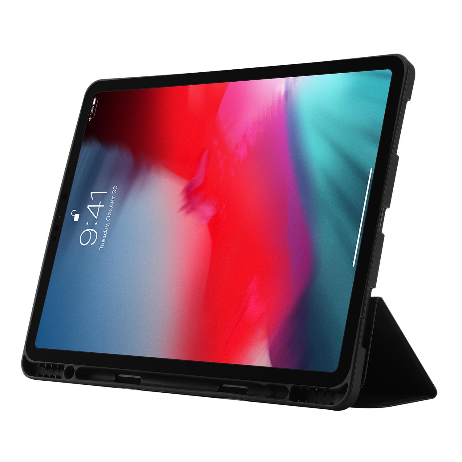 For iPad Pro 12.9 (2022)/(2021)/(2020) Skin-touch PU Leather Case Full Protection Tri-fold Stand Tablet Cover with Auto Wake/Sleep Cover and Pen Slot Black
For iPad Pro 12.9 (2022)/(2021)/(2020) Skin-touch PU Leather Case Full Protection Tri-fold Stand Tablet Cover with Auto Wake/Sleep Cover and Pen Slot Black