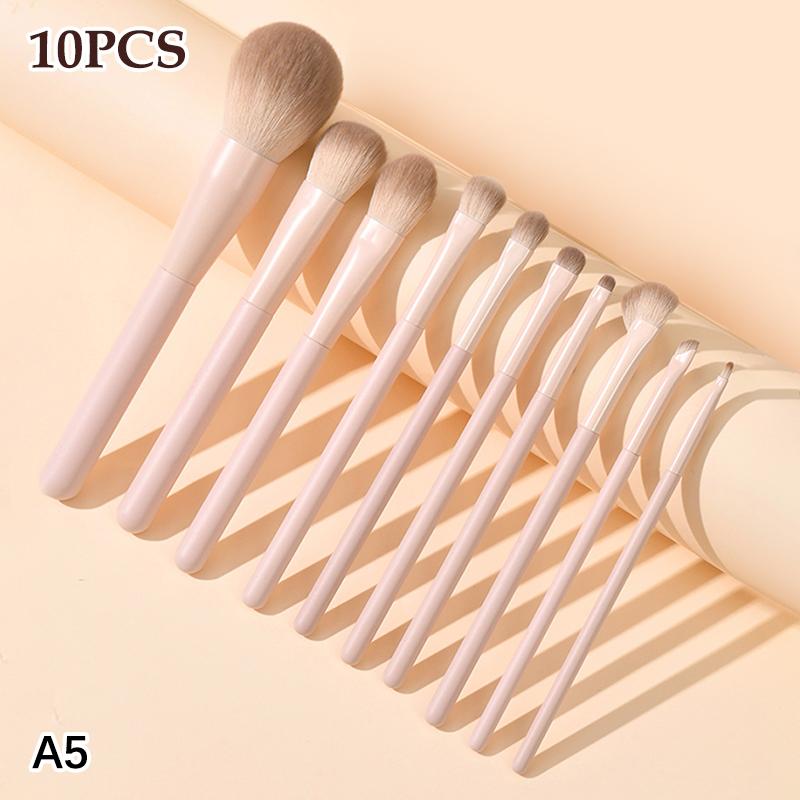 Portable Makeup Brush Sets Beginner Soft Powder Blush Foundation Brush Blusher Eyeshadow Brush Puff Beauty Tools as the picture
Portable Makeup Brush Sets Beginner Soft Powder Blush Foundation Brush Blusher Eyeshadow Brush Puff Beauty Tools as the picture