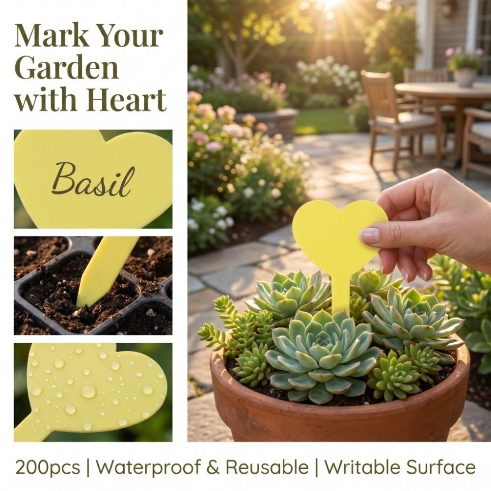 200PCS Reusable Plant Labels Plastic Garden Markers Durable Plant Identification Tags Garden Use жовтий
200PCS Reusable Plant Labels Plastic Garden Markers Durable Plant Identification Tags Garden Use жовтий
