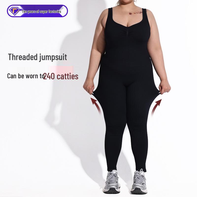 Women s Plus Size Backless Ribbed Jumpsuit with Fixed Double Straps - Seamless, Sporty Body-Shaping Yoga Suit for Hip Lifting XL чорний
Women s Plus Size Backless Ribbed Jumpsuit with Fixed Double Straps - Seamless, Sporty Body-Shaping Yoga Suit for Hip Lifting XL чорний