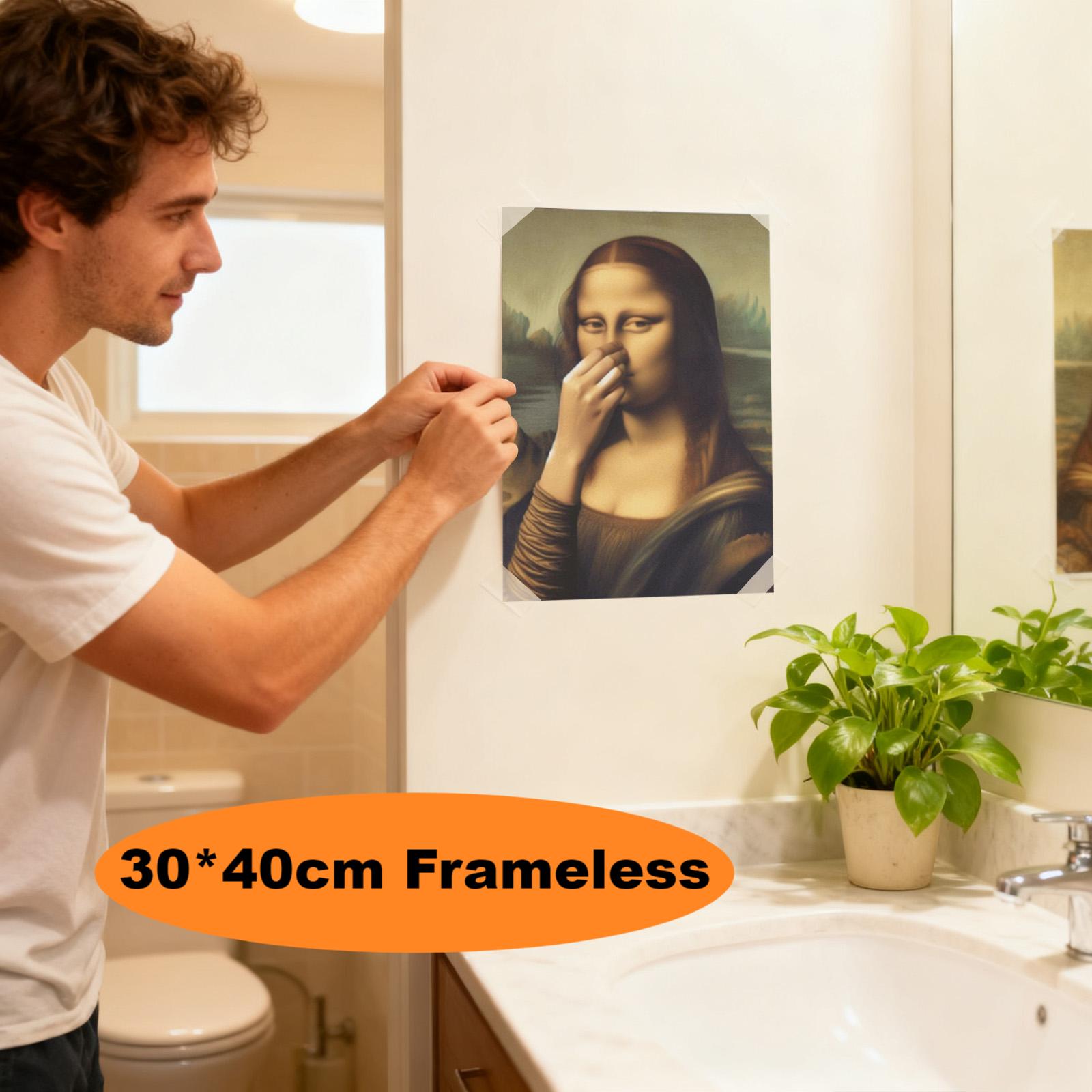 Hot InS Funny Pinching Nose Poster Bathroom Wall Art Decoration, Vintage Humor Toilet Poster Print 30*40cm/40*60cm One Size
Hot InS Funny Pinching Nose Poster Bathroom Wall Art Decoration, Vintage Humor Toilet Poster Print 30*40cm/40*60cm One Size