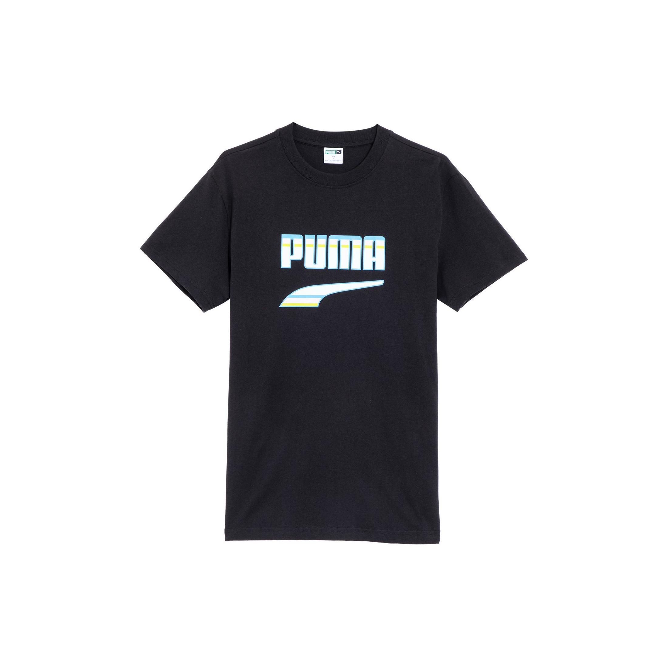 Puma Футболка Downtown Tee с дышащим принтом из букв, удобная повседневная спортивная футболка с коротким рукавом, унисекс, топы, черная 630113-01 S
Puma Футболка Downtown Tee с дышащим принтом из букв, удобная повседневная спортивная футболка с коротким рукавом, унисекс, топы, черная 630113-01 S