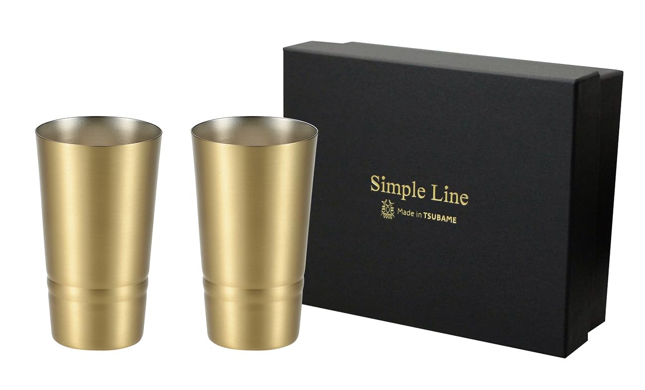Asahi Beer Cups, 160ml, Set of 2, Brass, Matte Finish, Gift Packaging (Gift Box)
Asahi Beer Cups, 160ml, Set of 2, Brass, Matte Finish, Gift Packaging (Gift Box)