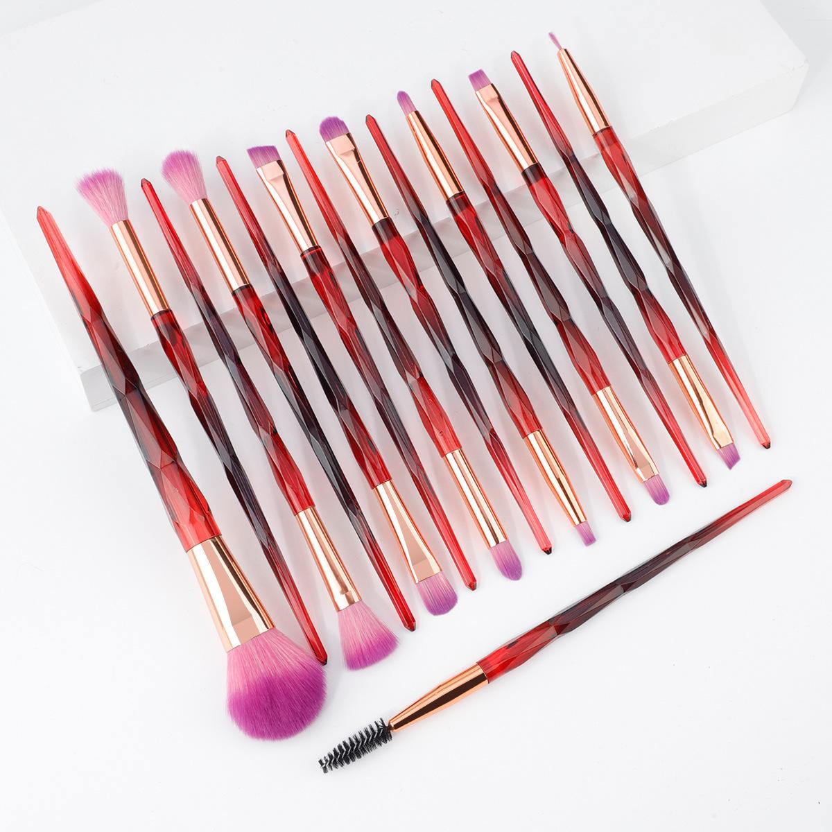 15 Makeup Brush Set Diamond Handle Soft Bristle Concealer Brush Blush Brush Eye Brush Eyeshadow Brush Beauty Tool
15 Makeup Brush Set Diamond Handle Soft Bristle Concealer Brush Blush Brush Eye Brush Eyeshadow Brush Beauty Tool