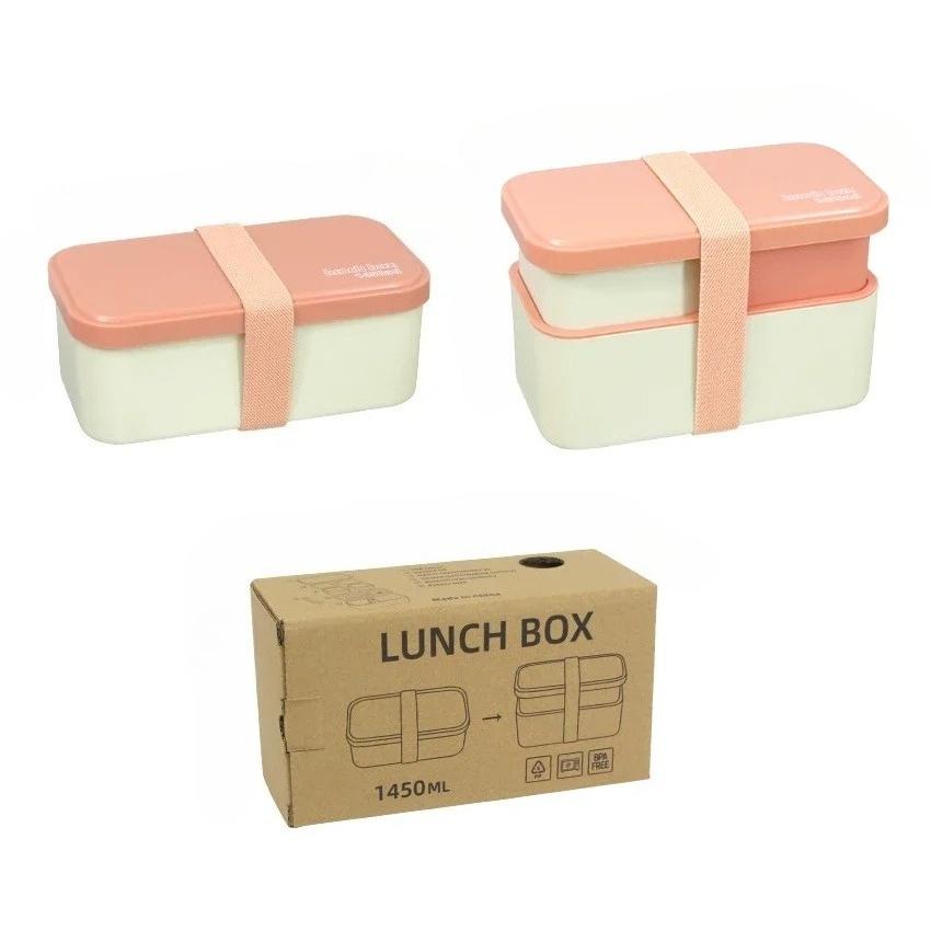 Japanese Style Stackable Adult Bento Box Integrated All-in-One Design with RemovableCutlery Sealing Tape Portable Meal Container рожевий
Japanese Style Stackable Adult Bento Box Integrated All-in-One Design with RemovableCutlery Sealing Tape Portable Meal Container рожевий