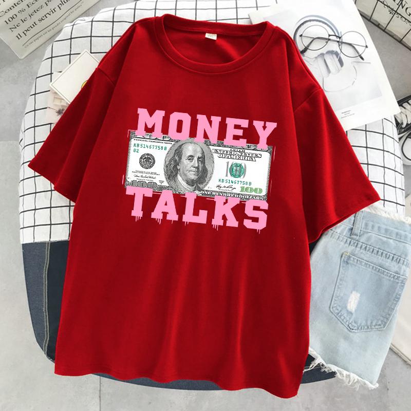 Money Talks The Power Of The Us Dollar Tshirt Women Street Casual Short Sleeve Cotton Street Tees Oversized Hip Hop T Shirts 4XL
Money Talks The Power Of The Us Dollar Tshirt Women Street Casual Short Sleeve Cotton Street Tees Oversized Hip Hop T Shirts 4XL