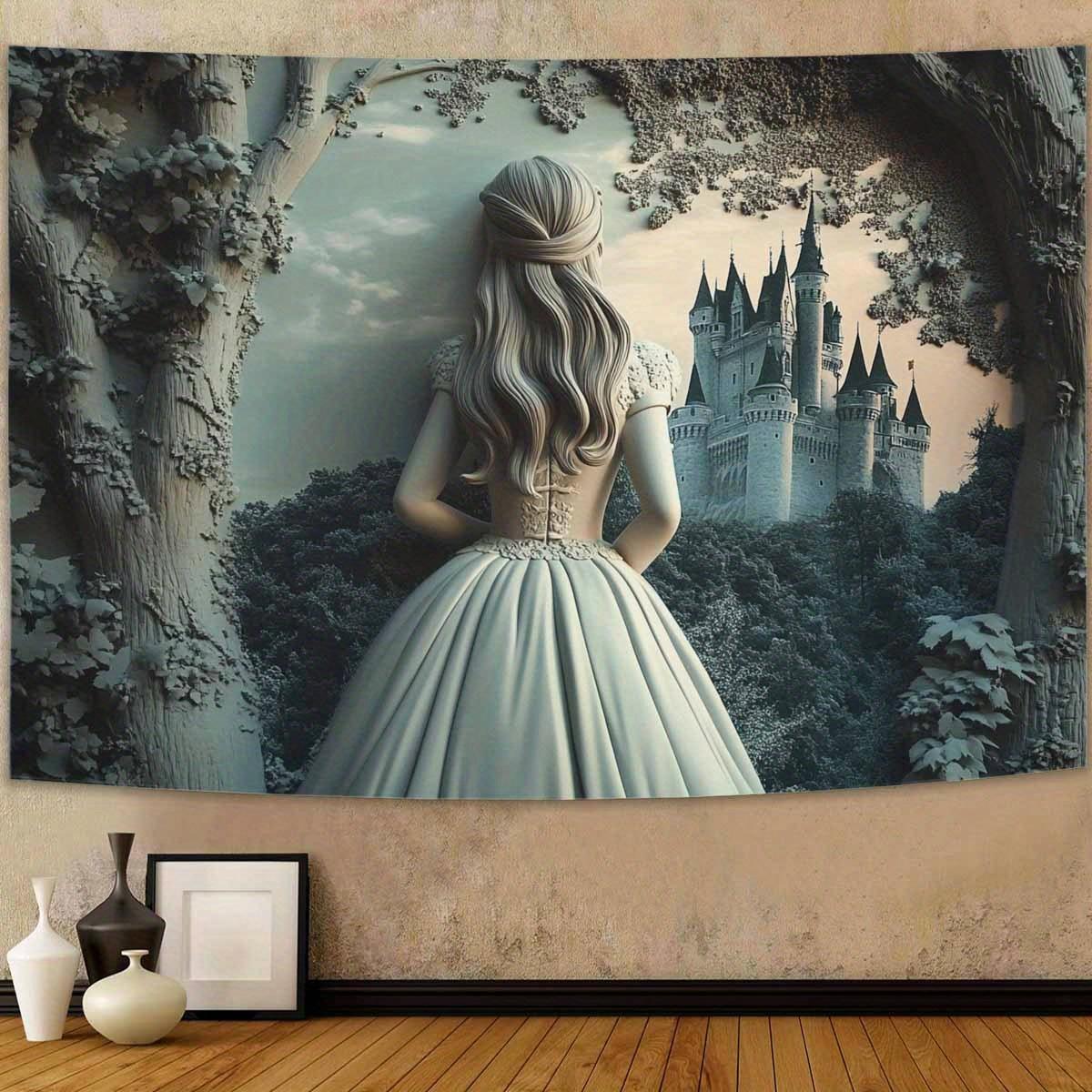 Funny 2D Artistic Woman Tapestry Wall Hanging Elegant Peach Light Beige Fabric Lightweight Durable Easy to Hang No Electr 74x94cm(29x37in)
Funny 2D Artistic Woman Tapestry Wall Hanging Elegant Peach Light Beige Fabric Lightweight Durable Easy to Hang No Electr 74x94cm(29x37in)