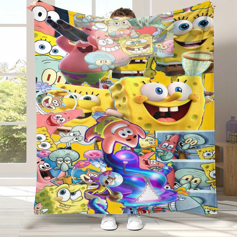 Funny S-SpongeBob Patrick Star Cartoon Flannel Blanket,Ultra Soft Warm Plush Throw for Home Bedroom Bed Sofa Cover Camping gift 75x90cm
Funny S-SpongeBob Patrick Star Cartoon Flannel Blanket,Ultra Soft Warm Plush Throw for Home Bedroom Bed Sofa Cover Camping gift 75x90cm