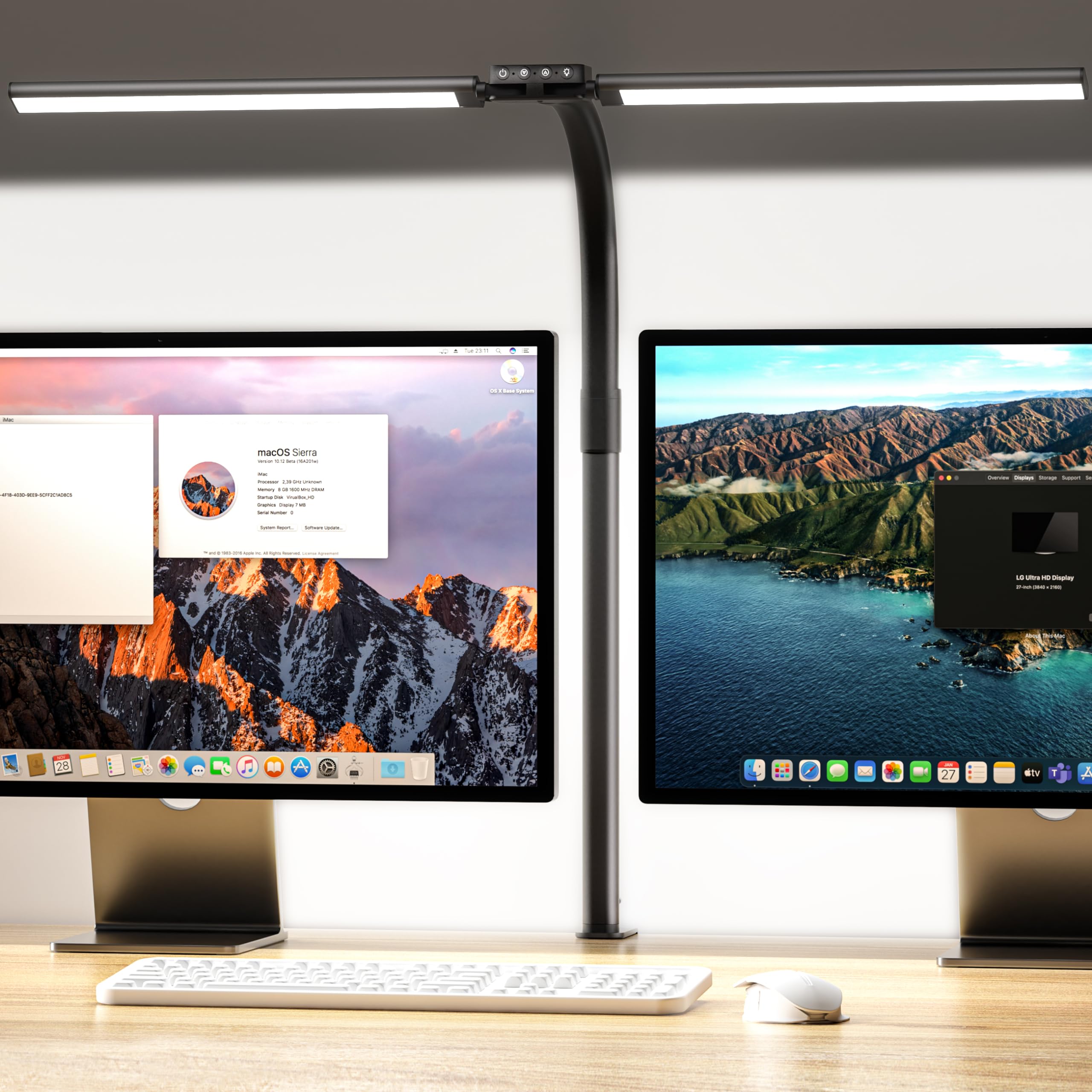 Quntis HY601 Desk Lamp, 24W, High Brightness, Ra95, 78cm Wide, Eye-Friendly, Dual LED Light Source, Shadow-Free Design, New Optical Board, Goose Neck
Quntis HY601 Desk Lamp, 24W, High Brightness, Ra95, 78cm Wide, Eye-Friendly, Dual LED Light Source, Shadow-Free Design, New Optical Board, Goose Neck