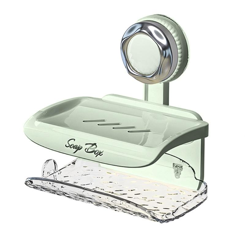 NonSlip Soap Dish With Drain Wall Mounted Bathroom Shower Storage Adhesive Space Saving Tray
NonSlip Soap Dish With Drain Wall Mounted Bathroom Shower Storage Adhesive Space Saving Tray
