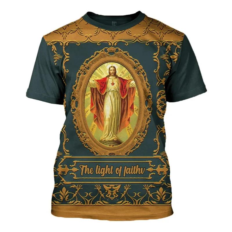 New Virgin Mary Jesus Printed Men T-shirt 3D Print Christian Pattern O-Neck Short Sleeve T Shirts Vintage Oversized Kids Tees 6XL
New Virgin Mary Jesus Printed Men T-shirt 3D Print Christian Pattern O-Neck Short Sleeve T Shirts Vintage Oversized Kids Tees 6XL