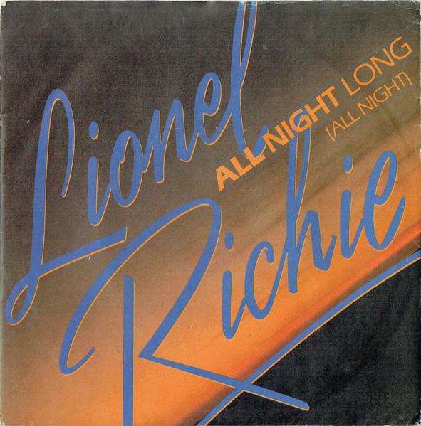 7inch Record LIONEL RICHIE All Night Long All Night TMG1319 Motown 1983 UK SoulFunk Used
7inch Record LIONEL RICHIE All Night Long All Night TMG1319 Motown 1983 UK SoulFunk Used