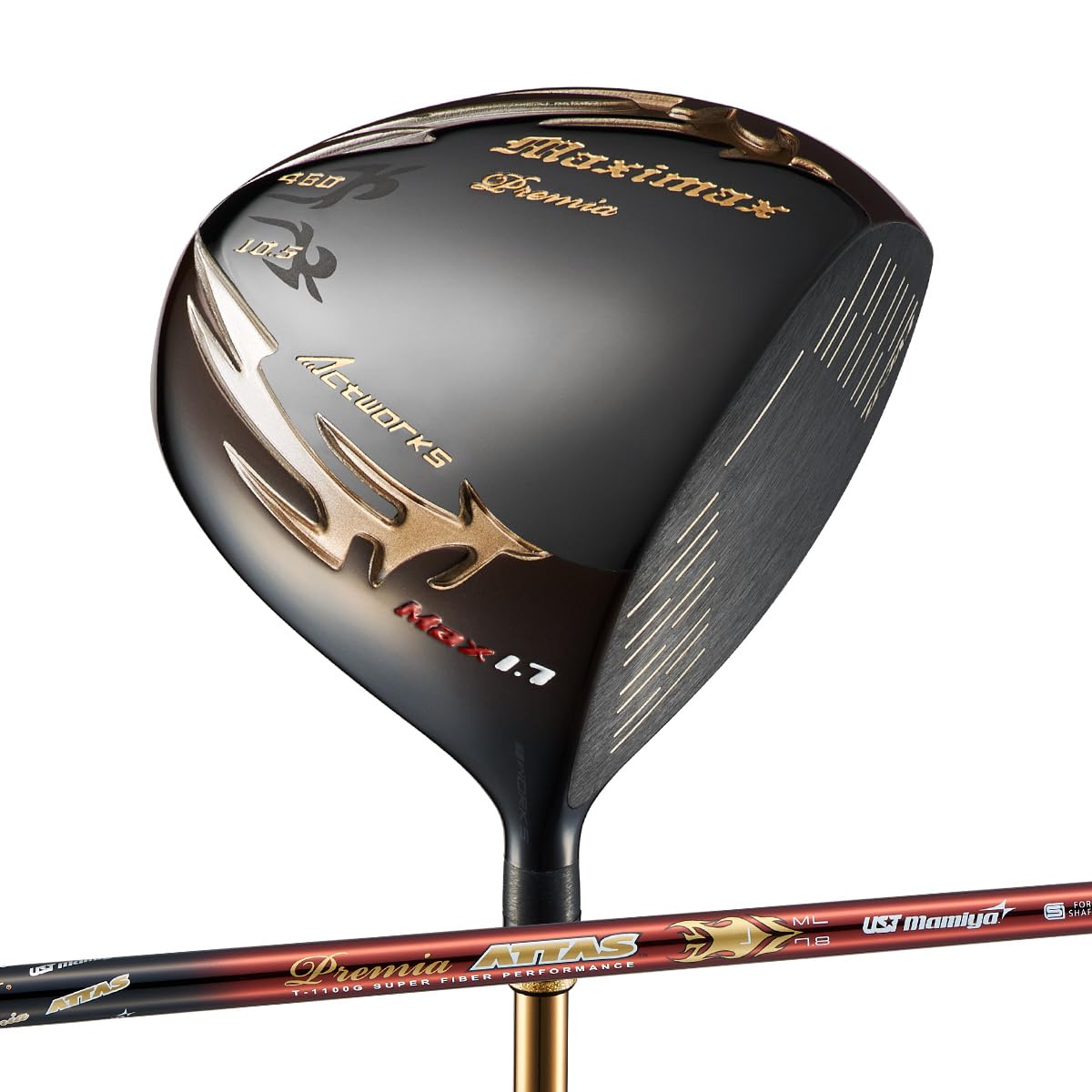WORKS GOLF Драйвер Сверхвысокого Отскока Maximax Black Premier MAX1.7 Premier ATTAS Сверхкороткий 41 дюйм 10,5 градуса L Правосторонний
WORKS GOLF Драйвер Сверхвысокого Отскока Maximax Black Premier MAX1.7 Premier ATTAS Сверхкороткий 41 дюйм 10,5 градуса L Правосторонний