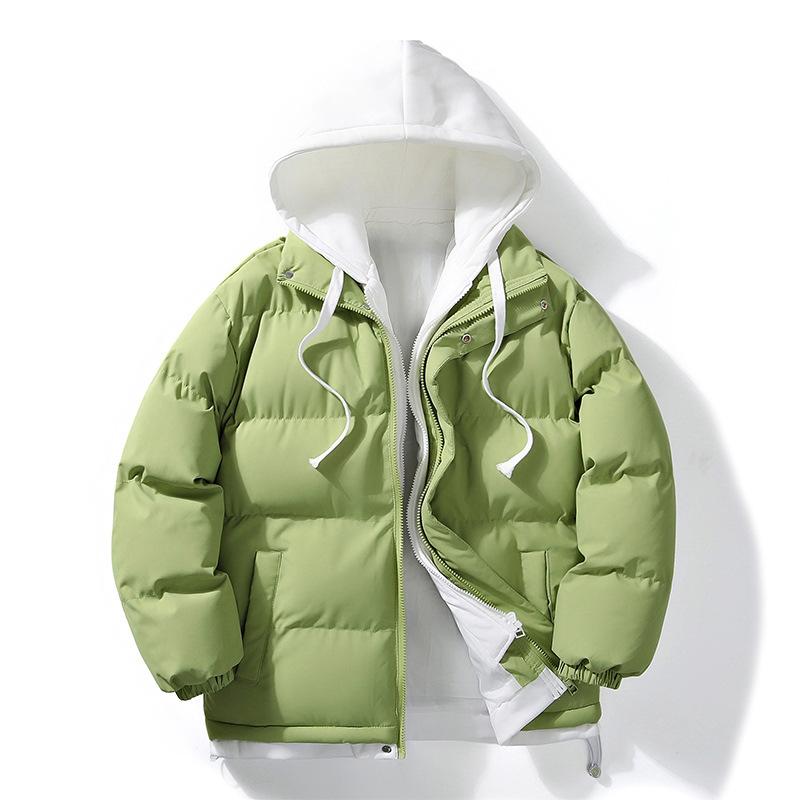 Hong Kong Style Winter Cotton Clothes Fake Two Pieces Trendy Handsome Short Men s Hooded Thickened Cotton-padded Clothes Hooded Loose Men s Insurance M
Hong Kong Style Winter Cotton Clothes Fake Two Pieces Trendy Handsome Short Men s Hooded Thickened Cotton-padded Clothes Hooded Loose Men s Insurance M
