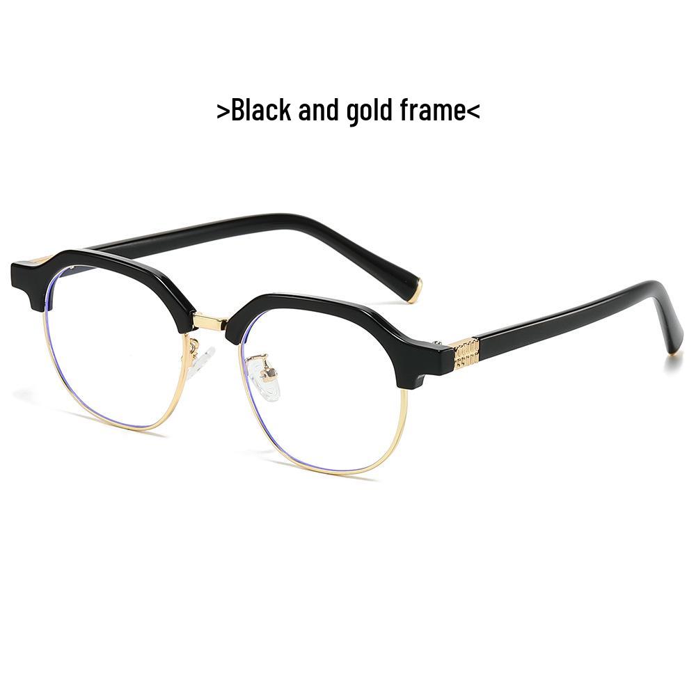 2024 Trendy Retro Metal Half-Frame Anti-Blue Light Glasses for Students, Unisex Design
2024 Trendy Retro Metal Half-Frame Anti-Blue Light Glasses for Students, Unisex Design