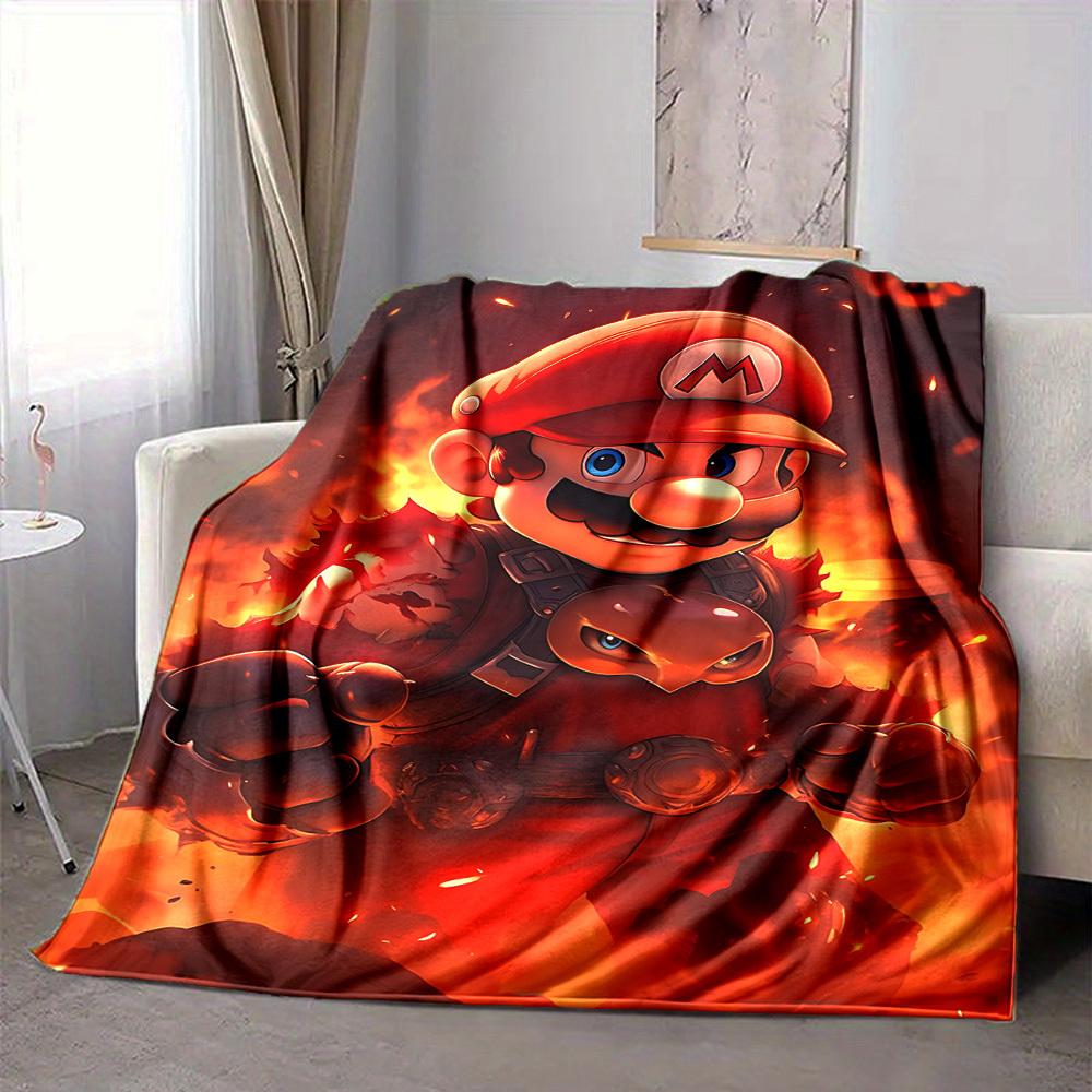 1pc Mario Fire Soft & Warm Flannel Blanket, Multi-Purpose Throw Blanket for Couch, Sofa, Office, Bed, Camping, Travel 80x120cm
1pc Mario Fire Soft & Warm Flannel Blanket, Multi-Purpose Throw Blanket for Couch, Sofa, Office, Bed, Camping, Travel 80x120cm