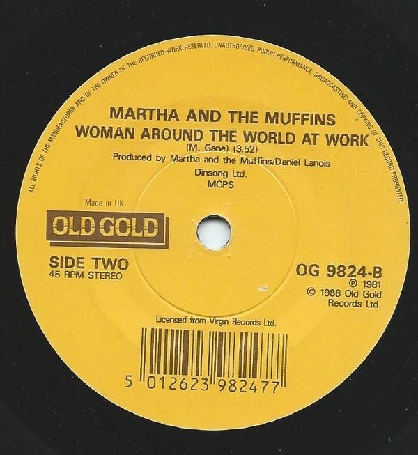 7inch Record MARTHA THE MUFFINS Echo Beach Woman Around The World OG9824 Old Gold 1988 UK Dance Electronica Used
7inch Record MARTHA THE MUFFINS Echo Beach Woman Around The World OG9824 Old Gold 1988 UK Dance Electronica Used
