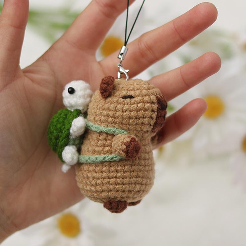 Handmade Capybara Crochet Kit: Beginner-Friendly DIY Wool Animal Pendant Set English Version - Random Hook Color
Handmade Capybara Crochet Kit: Beginner-Friendly DIY Wool Animal Pendant Set English Version - Random Hook Color