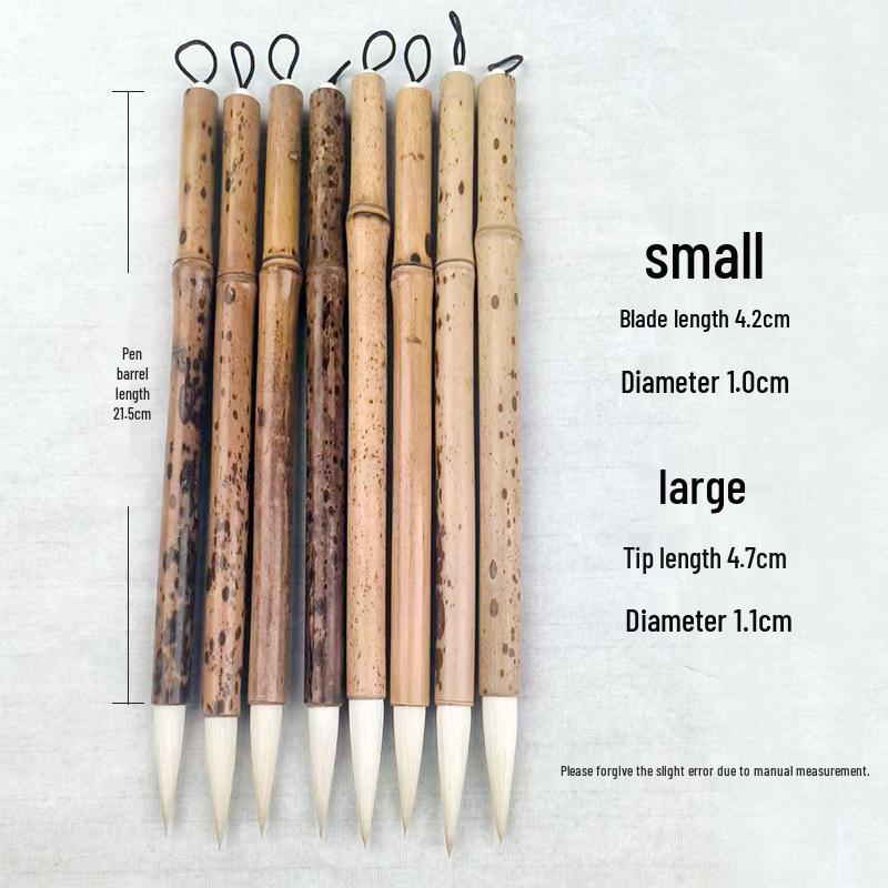Calligraphy Brushes: Sheep Hair for Seal, Clerical, Running Scripts, Peonies, Yishan & Cao Quan Steles - Ideal for Beginners Small Seal and Clerical Script Brush
Calligraphy Brushes: Sheep Hair for Seal, Clerical, Running Scripts, Peonies, Yishan & Cao Quan Steles - Ideal for Beginners Small Seal and Clerical Script Brush