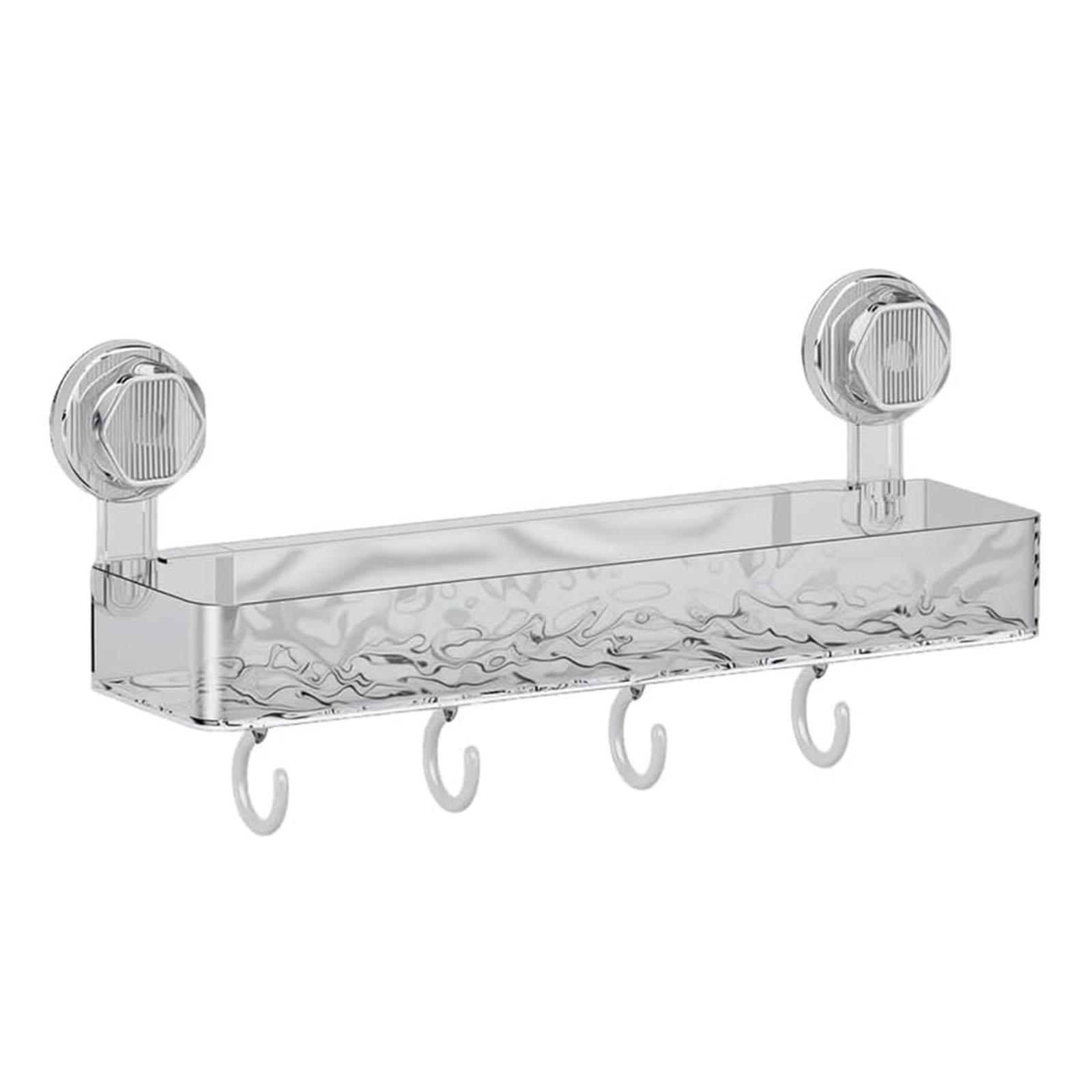 Suction Cup Storage Holder Large Capacity Wall-Mounted Shower Caddy No-Drill Bathroom Organizer for Home Bathroom Vanities
Suction Cup Storage Holder Large Capacity Wall-Mounted Shower Caddy No-Drill Bathroom Organizer for Home Bathroom Vanities