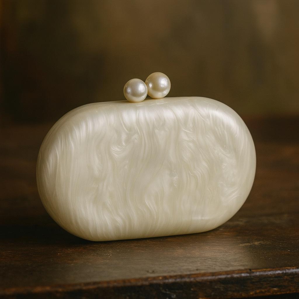 2026 New Acrylic Oval Evening Bag Pearl Texture Celebrity Style Wedding Banquet Clutch Crossbody Shoulder Bag Women High Quality L19.5xW11.5xH5.5cm
2026 New Acrylic Oval Evening Bag Pearl Texture Celebrity Style Wedding Banquet Clutch Crossbody Shoulder Bag Women High Quality L19.5xW11.5xH5.5cm