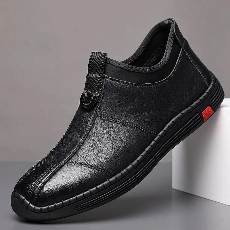 Chinese men s leather shoes winter leather surface with cotton inside, comfortable soft sole, one pedal dad casual shoes 39
Chinese men s leather shoes winter leather surface with cotton inside, comfortable soft sole, one pedal dad casual shoes 39