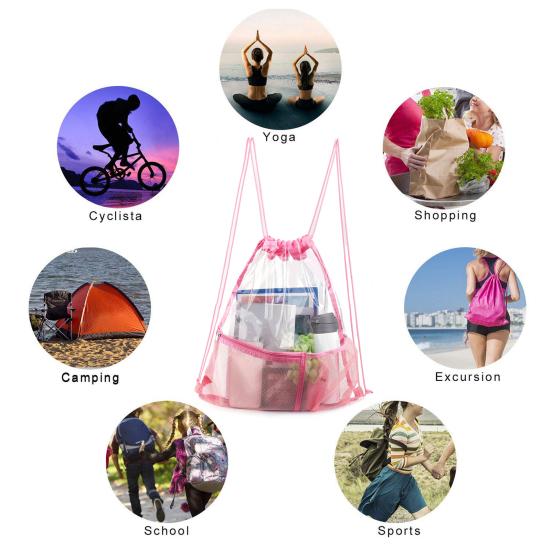 Дорожная сумка, прозрачный рюкзак на шнурке, регулируемая сумка большой вместимости для концертов, спортивных путешествий, работы, подходит для предметов первой необходимости
Дорожная сумка, прозрачный рюкзак на шнурке, регулируемая сумка большой вместимости для концертов, спортивных путешествий, работы, подходит для предметов первой необходимости