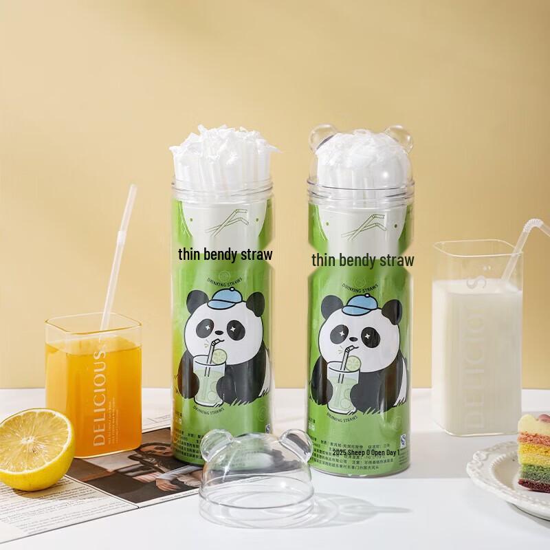 Pabei Disposable Transparent Panda Can Straws
Pabei Disposable Transparent Panda Can Straws