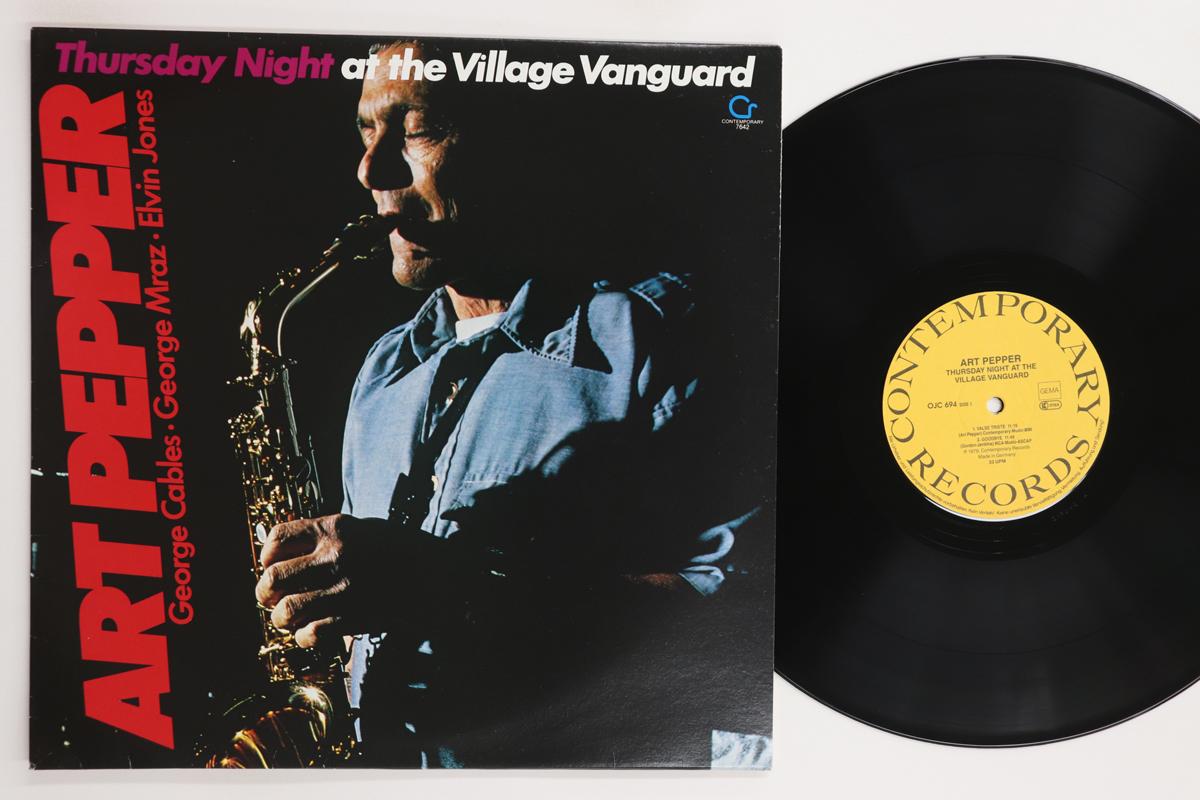LP Record ART PEPPER Thursday Night At The Village Vangu OJC694 CONTEMPORARY Germany Jazz Used
LP Record ART PEPPER Thursday Night At The Village Vangu OJC694 CONTEMPORARY Germany Jazz Used