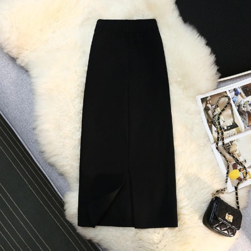 Новая корейская зимняя универсальная облегающая трикотажная шерстяная юбка средней длины однотонная юбка для женщин XL
Новая корейская зимняя универсальная облегающая трикотажная шерстяная юбка средней длины однотонная юбка для женщин XL