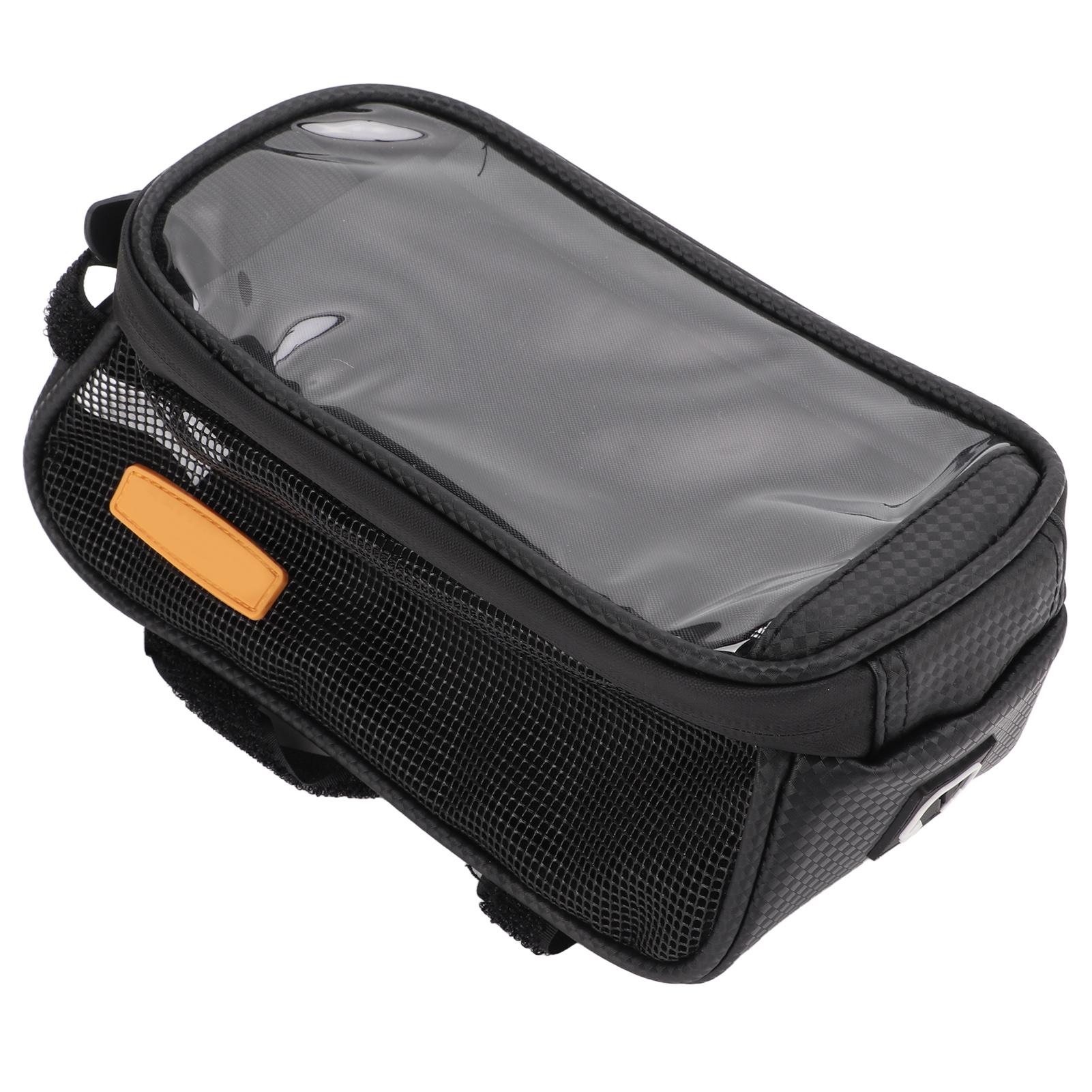 Bike Phone Front Frame Bag Riding Phone Pouch Support Touch Screen for Road Mountain Bike Below 7in
Bike Phone Front Frame Bag Riding Phone Pouch Support Touch Screen for Road Mountain Bike Below 7in