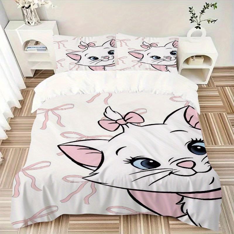 3pcs Aristocats Marie Printed Bedding Set, Soft and Comfortable Quilt Cover for Bedroom, Guest Room Q001 220x240cm
3pcs Aristocats Marie Printed Bedding Set, Soft and Comfortable Quilt Cover for Bedroom, Guest Room Q001 220x240cm
