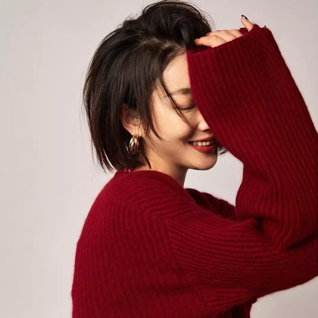 The Ankara red sweater captivates with its stunning color and effortlessly sexy, casual style. L
The Ankara red sweater captivates with its stunning color and effortlessly sexy, casual style. L