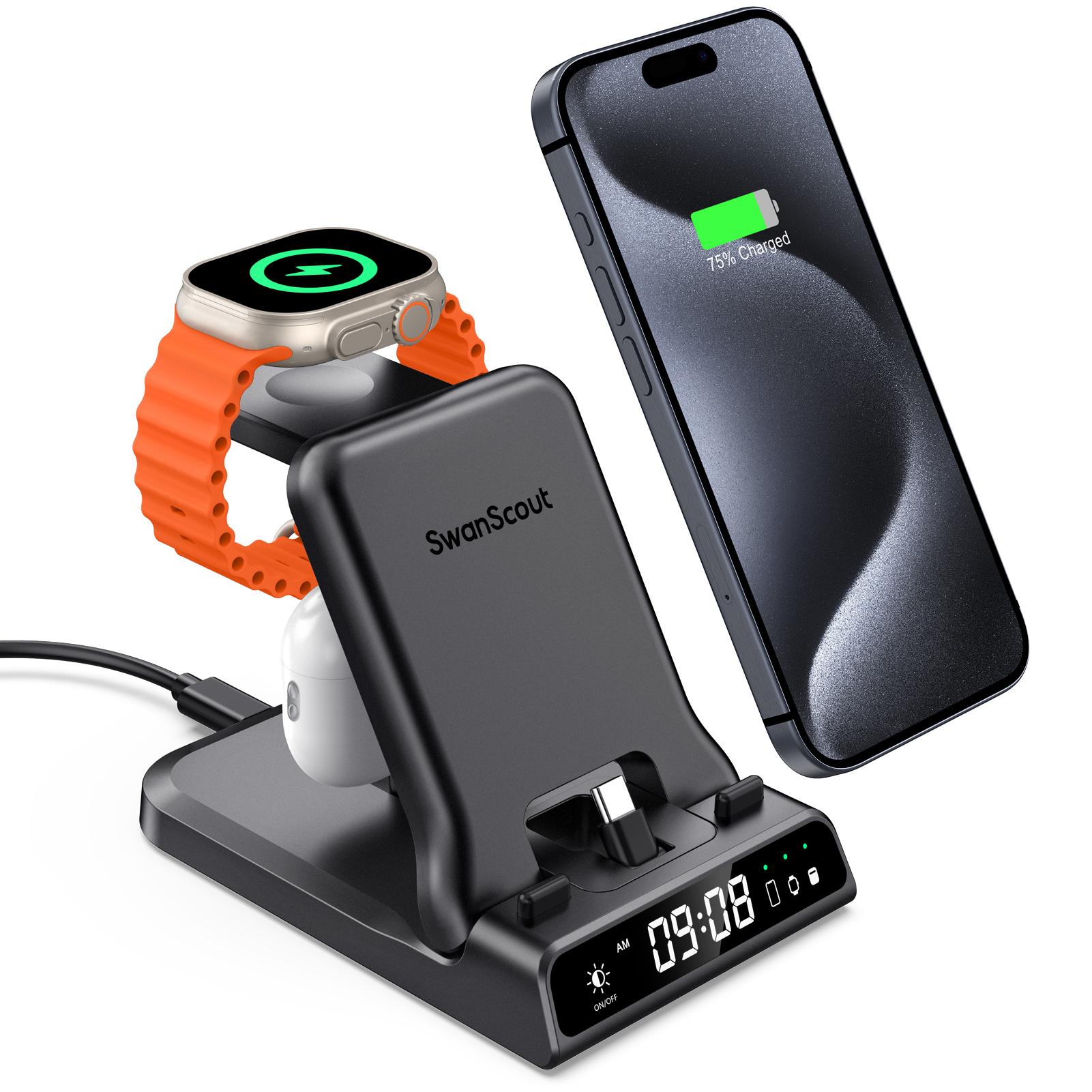 Charger for iPhone 16 15 Series Fast Charging Station Dock for Watch Series 9 8 7 6 5 for AirPods 4 Pro 2
Charger for iPhone 16 15 Series Fast Charging Station Dock for Watch Series 9 8 7 6 5 for AirPods 4 Pro 2