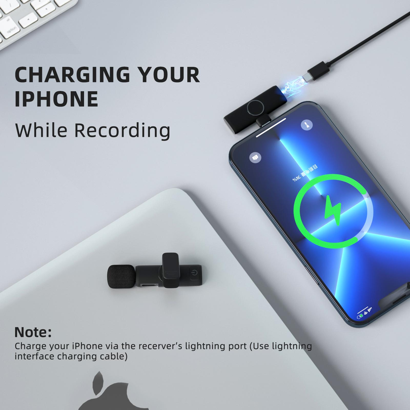 Беспроводные петличные микрофоны для iPhone iPad, мини-микрофон с шумоподавлением, Plug-Play для прямой трансляции, YouTube, Facebook, TikTok
Беспроводные петличные микрофоны для iPhone iPad, мини-микрофон с шумоподавлением, Plug-Play для прямой трансляции, YouTube, Facebook, TikTok