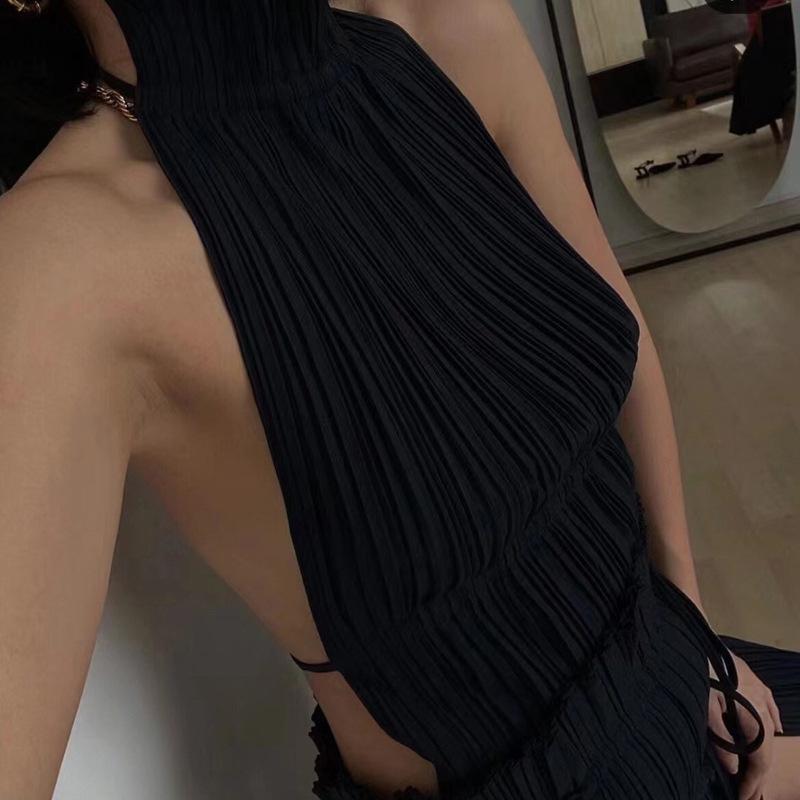 Patchwork Folding Sexy Vest Halter Sleeveless Halter Stitching Lace Simple Vest L білий
Patchwork Folding Sexy Vest Halter Sleeveless Halter Stitching Lace Simple Vest L білий