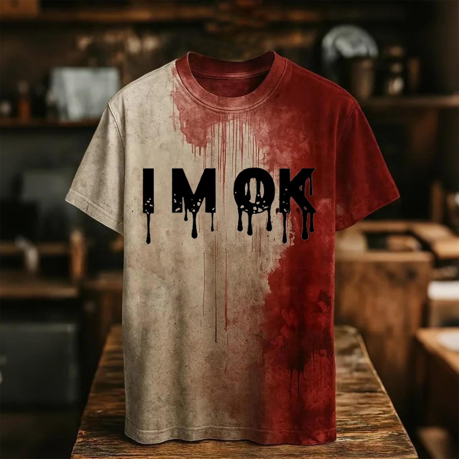 Женская модная и повседневная футболка с круглым вырезом и короткими рукавами с принтом букв на Хэллоуин M чёрный
Женская модная и повседневная футболка с круглым вырезом и короткими рукавами с принтом букв на Хэллоуин M чёрный