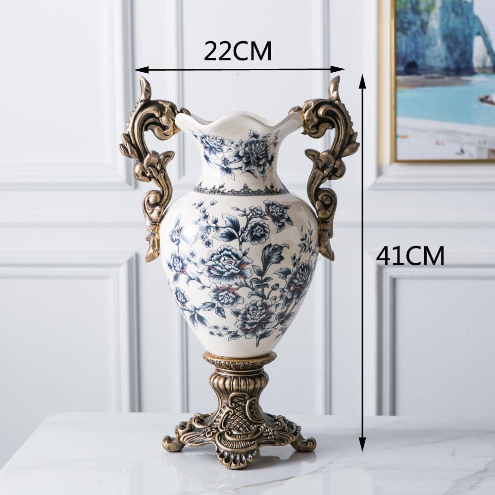 Винтажная европейская напольная ваза-кубок с двумя ручками – Ретро керамический декор
Винтажная европейская напольная ваза-кубок с двумя ручками – Ретро керамический декор