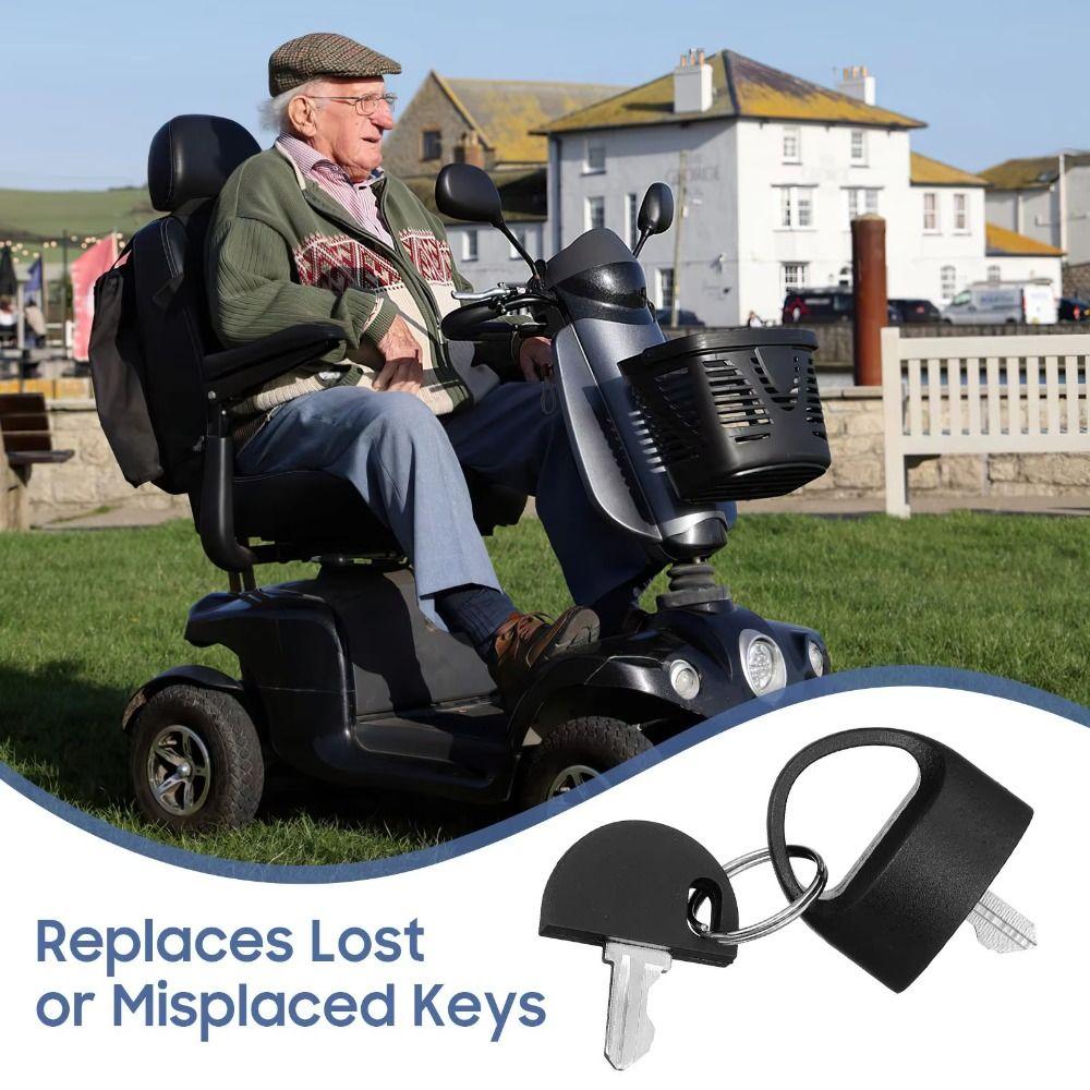 Black Mobility Scooter Key Compact Safety Key Electric Vehicle Transportation Key Outdoor Use Style-A
Black Mobility Scooter Key Compact Safety Key Electric Vehicle Transportation Key Outdoor Use Style-A