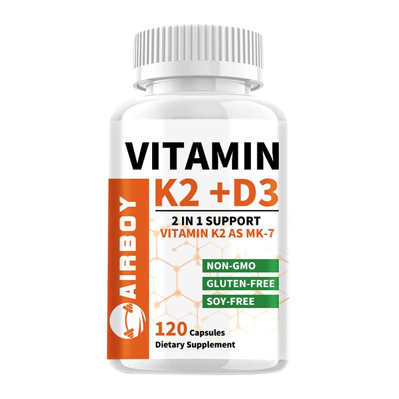 Natural supplement, vitamin D3 and K2 extracts, promotes calcium absorption, 120 capsules, suitable for adults. 120
Natural supplement, vitamin D3 and K2 extracts, promotes calcium absorption, 120 capsules, suitable for adults. 120