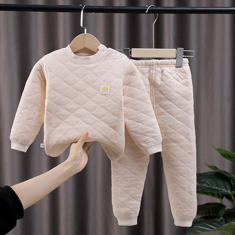 Детский трехслойный термокомплект хлопкового белья с утеплителем для мальчиков и девочек - Утепленная пижама и домашняя одежда 73 (Height 66-73cm)
Детский трехслойный термокомплект хлопкового белья с утеплителем для мальчиков и девочек - Утепленная пижама и домашняя одежда 73 (Height 66-73cm)