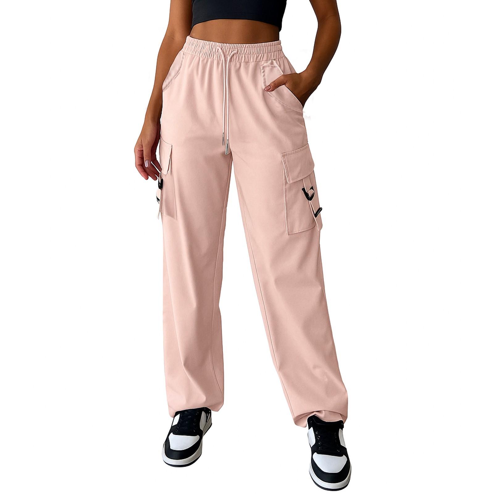 Ladies Fashionable Solid Color Straight Leg Pants With High Waist Pockets And Elastic Waist Casual Pants XL розовый
Ladies Fashionable Solid Color Straight Leg Pants With High Waist Pockets And Elastic Waist Casual Pants XL розовый