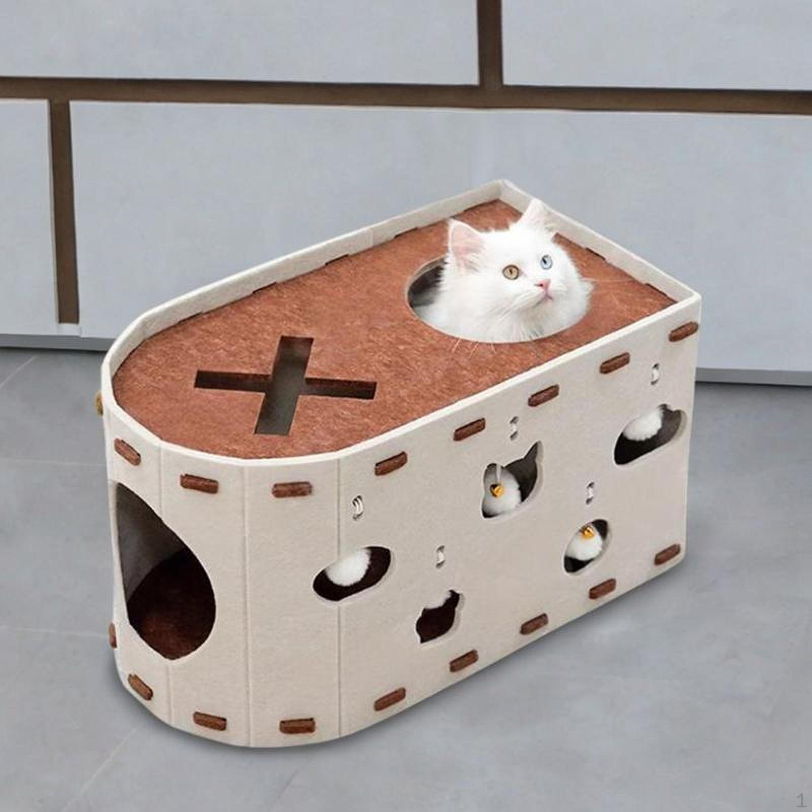 Кошачий домик для домашних кошек, аксессуар для домашних животных, устойчивый к царапинам, переносной, защищает ковры и диваны бежевый
Кошачий домик для домашних кошек, аксессуар для домашних животных, устойчивый к царапинам, переносной, защищает ковры и диваны бежевый