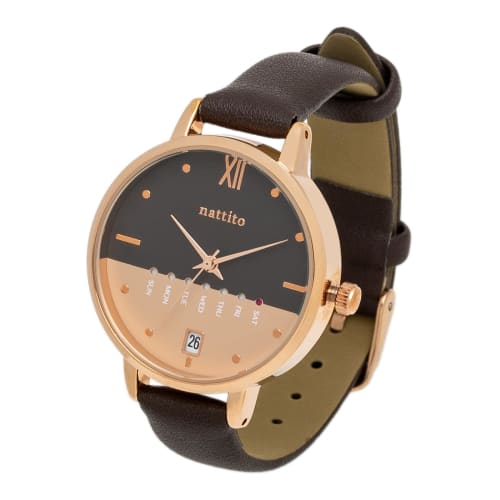 Fieldwork Women s Analog Watch with Leather Strap, Calendar, Day of the Week, and Date Display, Brown, Dario GY079-4
Fieldwork Women s Analog Watch with Leather Strap, Calendar, Day of the Week, and Date Display, Brown, Dario GY079-4