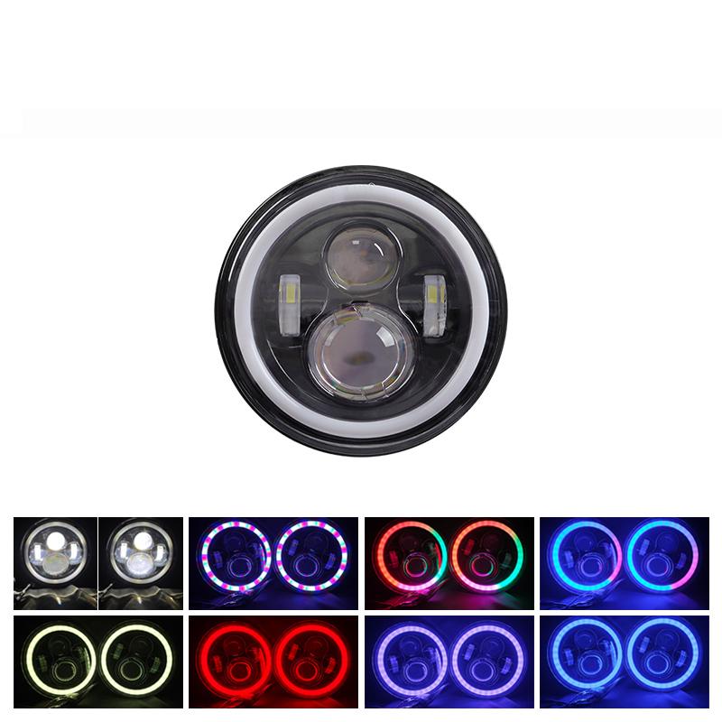 7-дюймовые круглые светодиодные фары для автомобиля RGB Halo Ring Angel Eyes Off Road H4 LED Lamp Auxiliary Fog Light для Wrangler Harley Jk Tj Lj 2 pieces
7-дюймовые круглые светодиодные фары для автомобиля RGB Halo Ring Angel Eyes Off Road H4 LED Lamp Auxiliary Fog Light для Wrangler Harley Jk Tj Lj 2 pieces