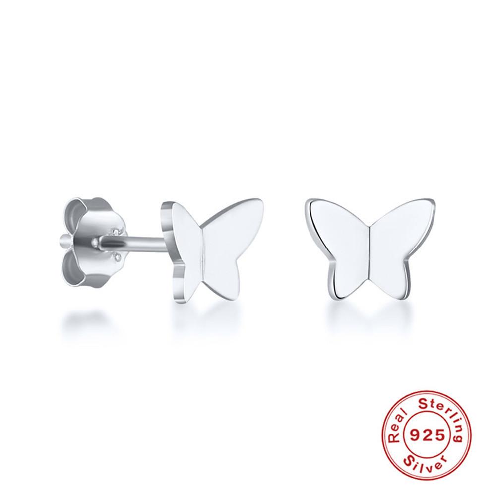 S925 Sterling Silver Butterfly Stud Earrings Fashionable And Simple Creative Small Stud Earrings Fairy Ear Jewelry 925 Silver
S925 Sterling Silver Butterfly Stud Earrings Fashionable And Simple Creative Small Stud Earrings Fairy Ear Jewelry 925 Silver