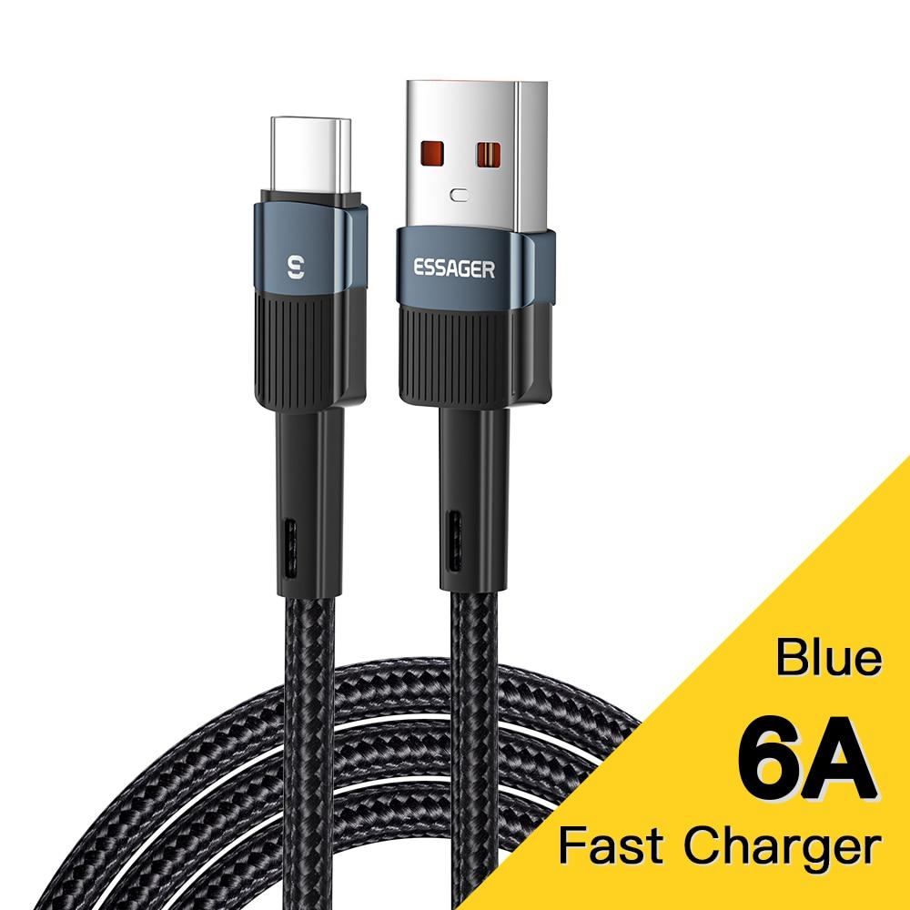 Essager 6A USB-кабель Type-C для быстрой зарядки Huawei P40 Pro P30 66 Вт Проводное зарядное устройство Кабель данных для Samsung S21 Ultra S20 Poco 0.5m синий
Essager 6A USB-кабель Type-C для быстрой зарядки Huawei P40 Pro P30 66 Вт Проводное зарядное устройство Кабель данных для Samsung S21 Ultra S20 Poco 0.5m синий