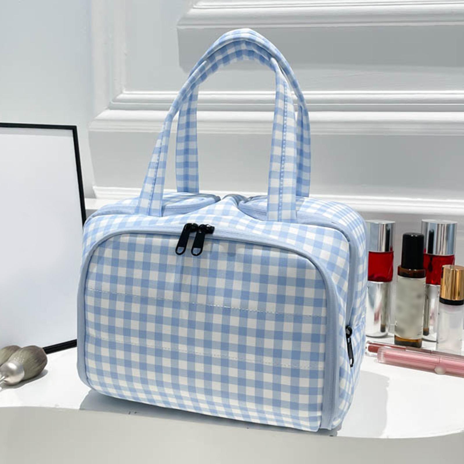 Double Wide Four Opening Partition Makeup Bag with Zippers & Compartment Cosmetic Wash Bag Portable Cosmetic Bag for Women Girls
Double Wide Four Opening Partition Makeup Bag with Zippers & Compartment Cosmetic Wash Bag Portable Cosmetic Bag for Women Girls