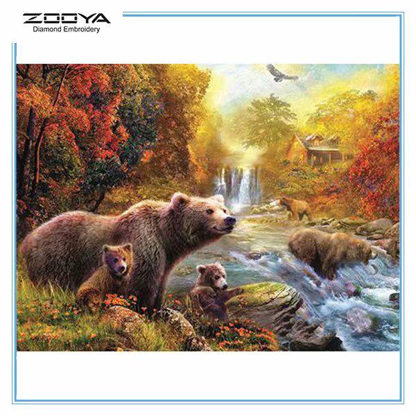 ZOOYA DIY 5D Полный дрель Алмазная картина МедведьЖивотное Вышивка Крестом Мозаика Картина Домашний деко
ZOOYA DIY 5D Полный дрель Алмазная картина МедведьЖивотное Вышивка Крестом Мозаика Картина Домашний деко